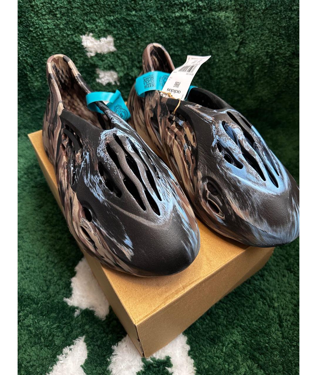 ADIDAS YEEZY Мульти резиновые низкие кроссовки / кеды, фото 6