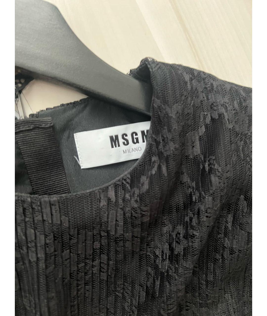 MSGM Черная блузы, фото 3