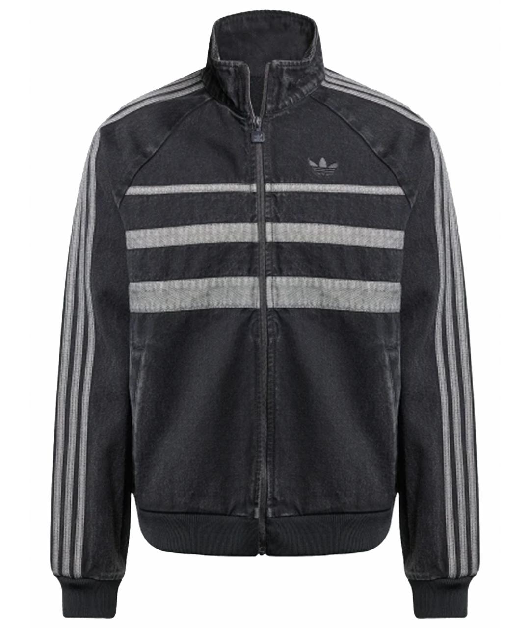 ADIDAS Черная хлопковая куртка, фото 1