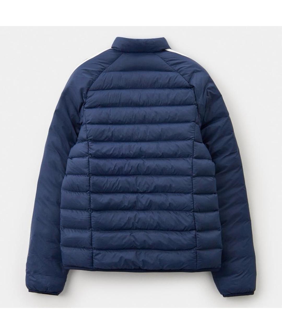 ADIDAS Синяя полиамидовая куртка, фото 2