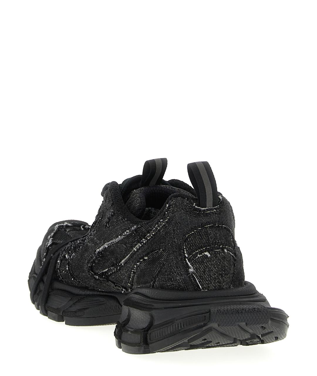BALENCIAGA Черные текстильные кроссовки, фото 3