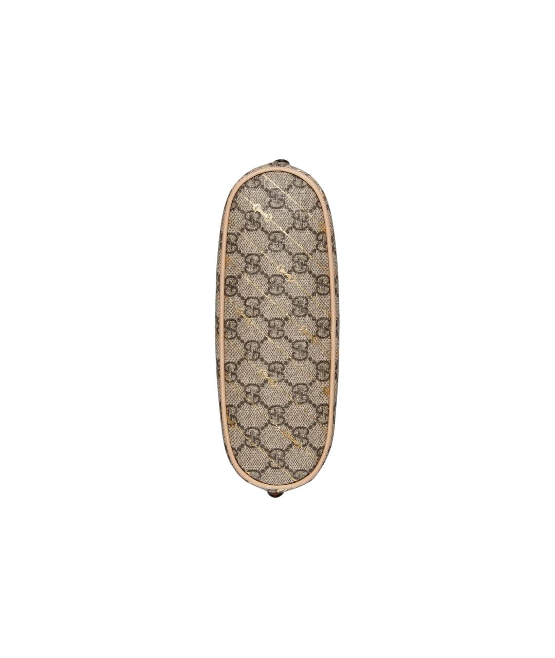 GUCCI Коричневая косметичка, фото 5