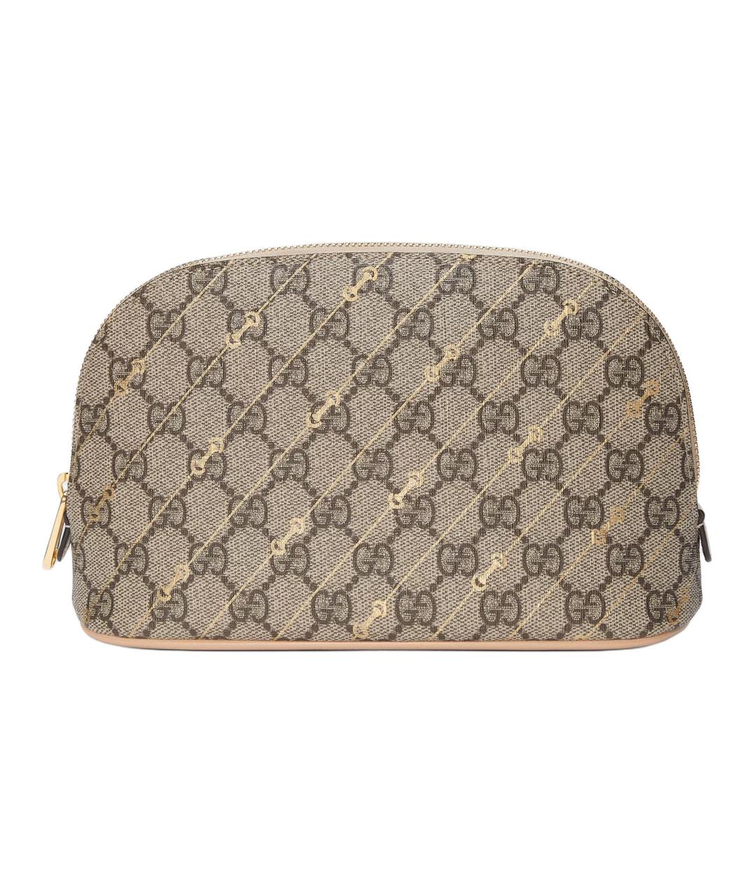 GUCCI Коричневая косметичка, фото 1