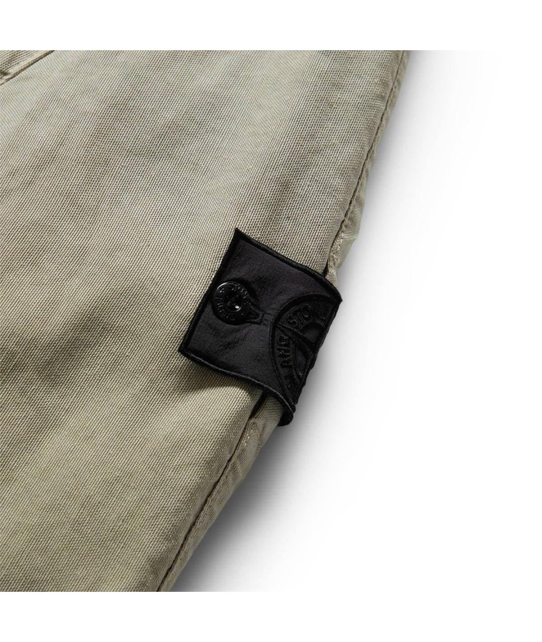 STONE ISLAND SHADOW PROJECT Хаки льняная куртка, фото 2