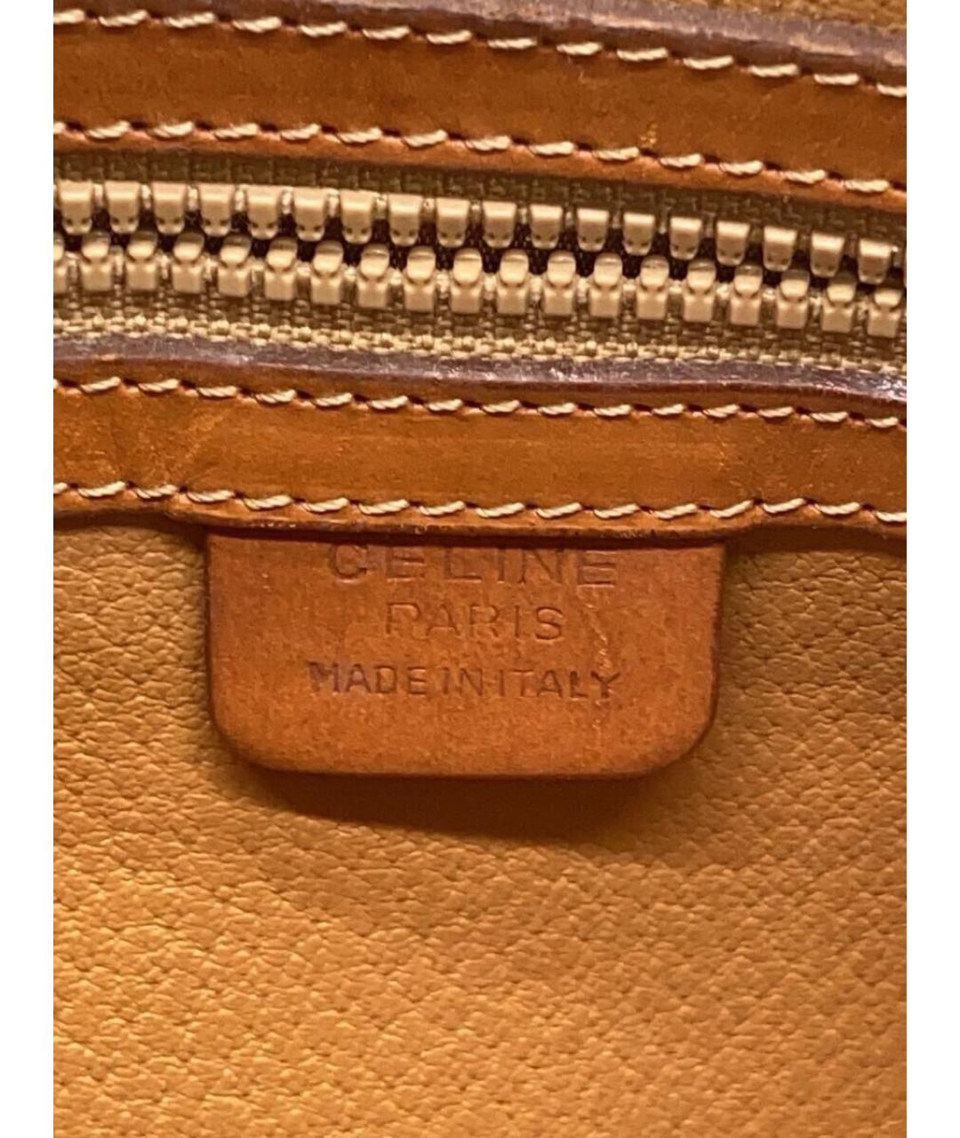 CELINE Коричневая сумка через плечо, фото 5