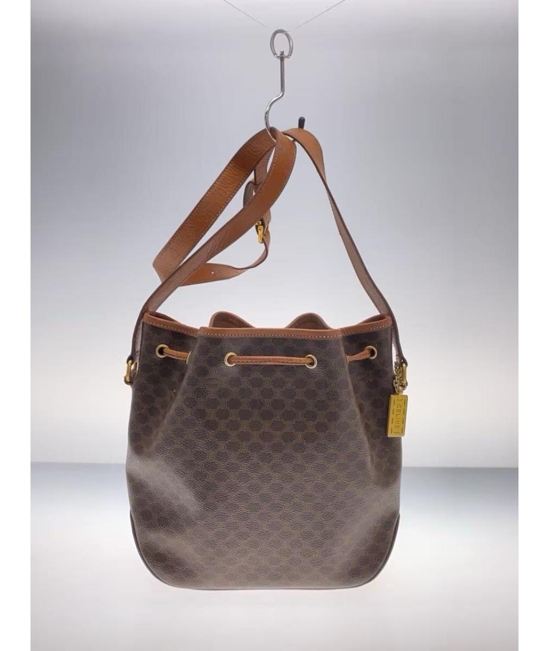 CELINE Коричневая сумка через плечо, фото 3