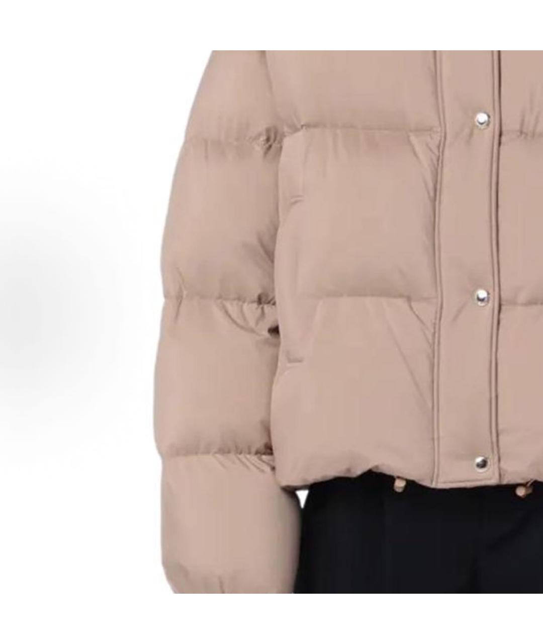 MIU MIU Бежевый пуховик, фото 4