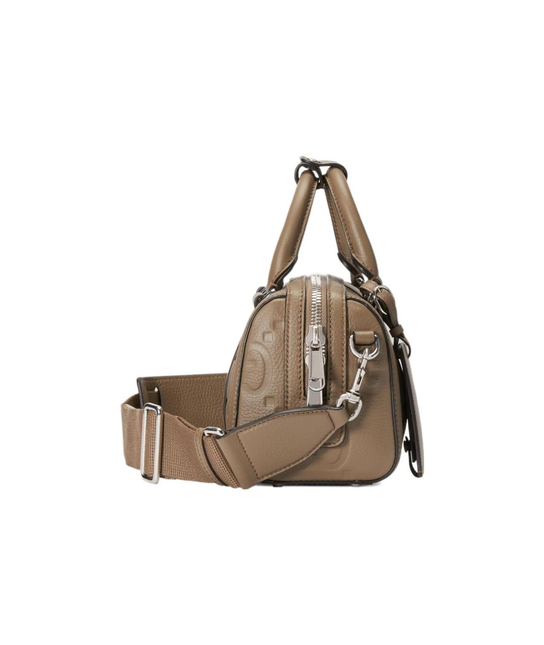 GUCCI Коричневая кожаная сумка через плечо, фото 4