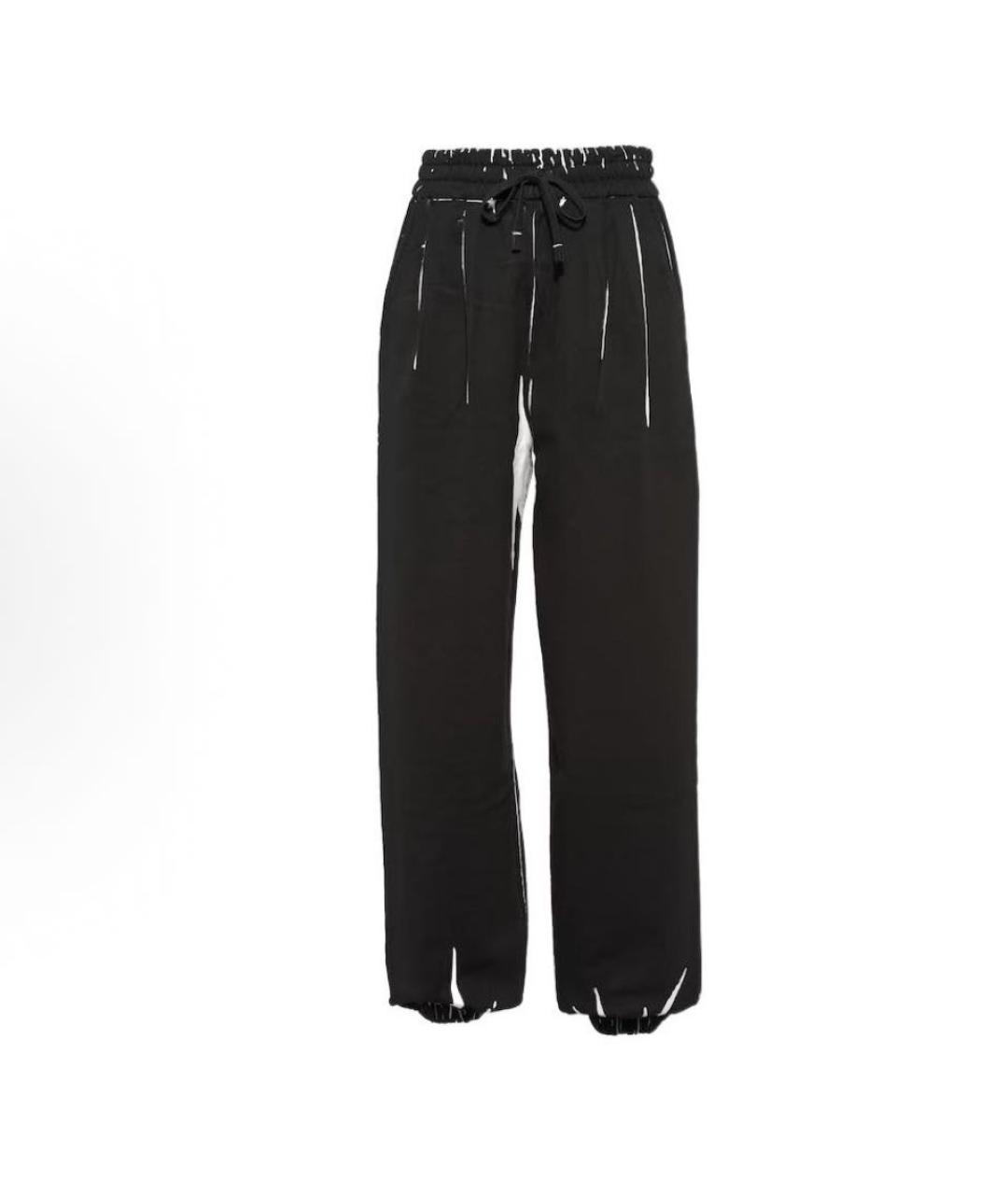 MIU MIU Черные хлопковые спортивные брюки и шорты, фото 1