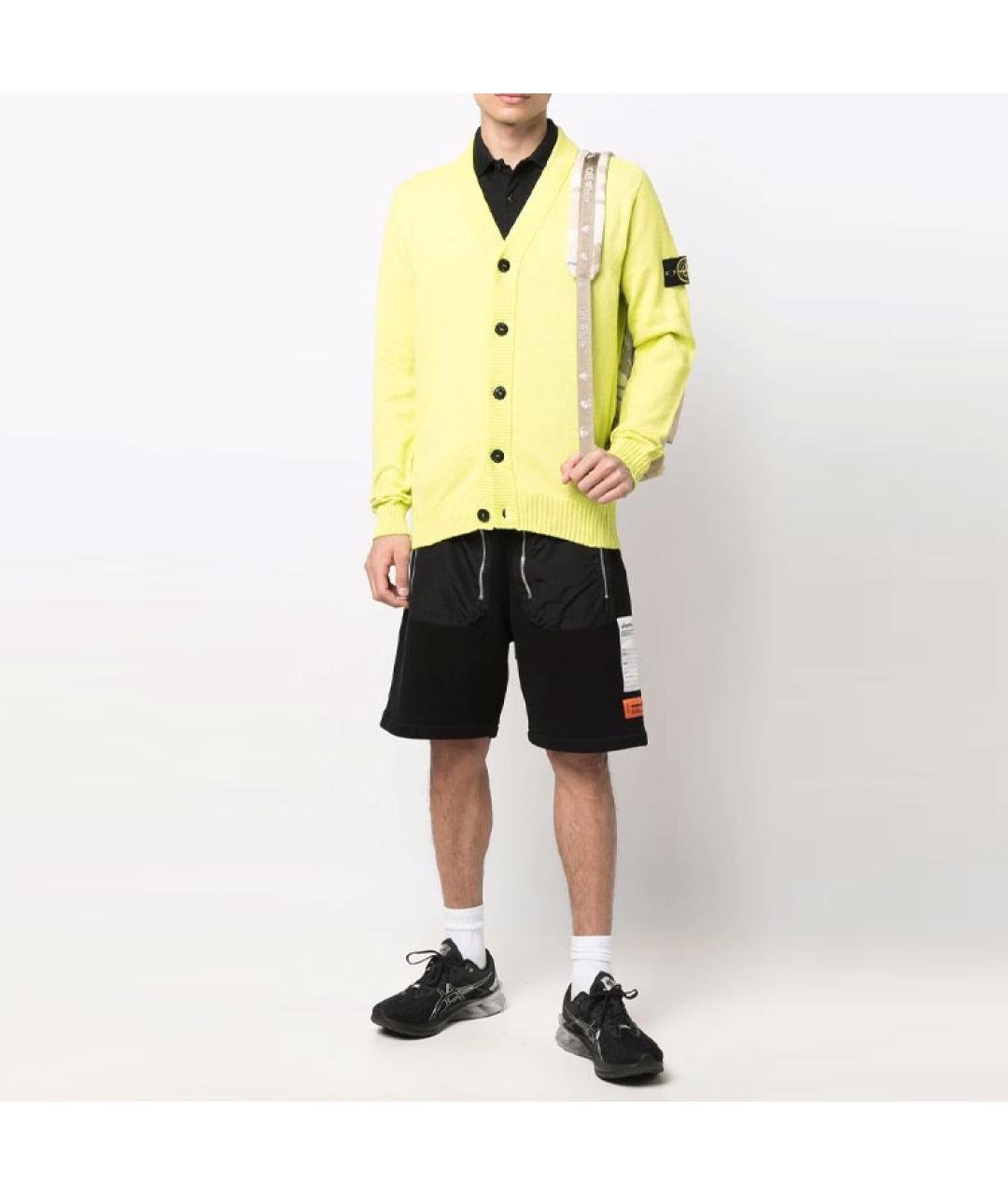 STONE ISLAND Желтый кардиган, фото 2