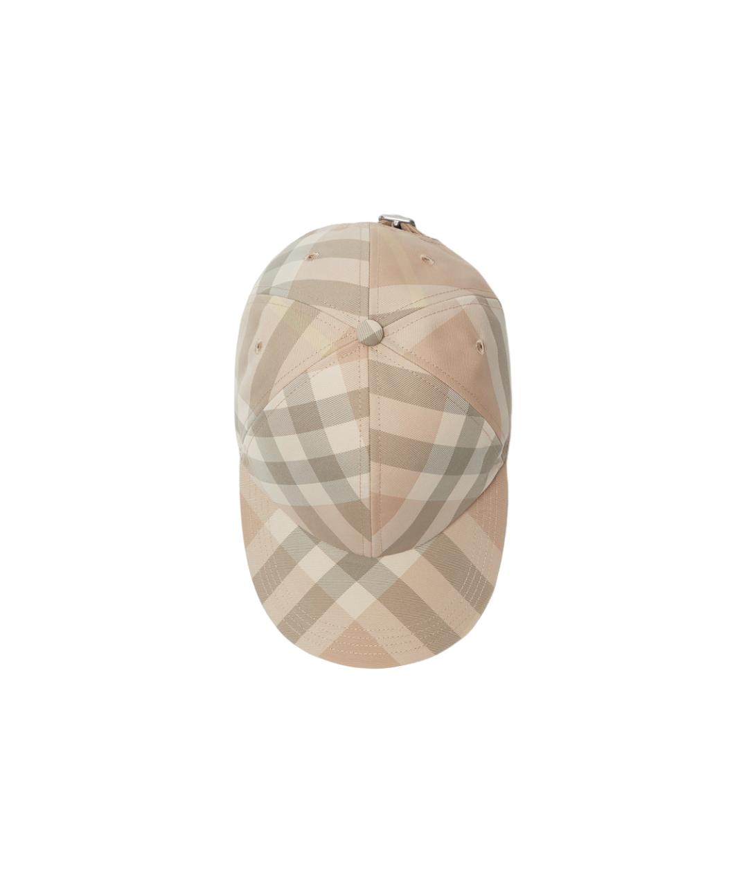 BURBERRY Бежевая кепка, фото 3