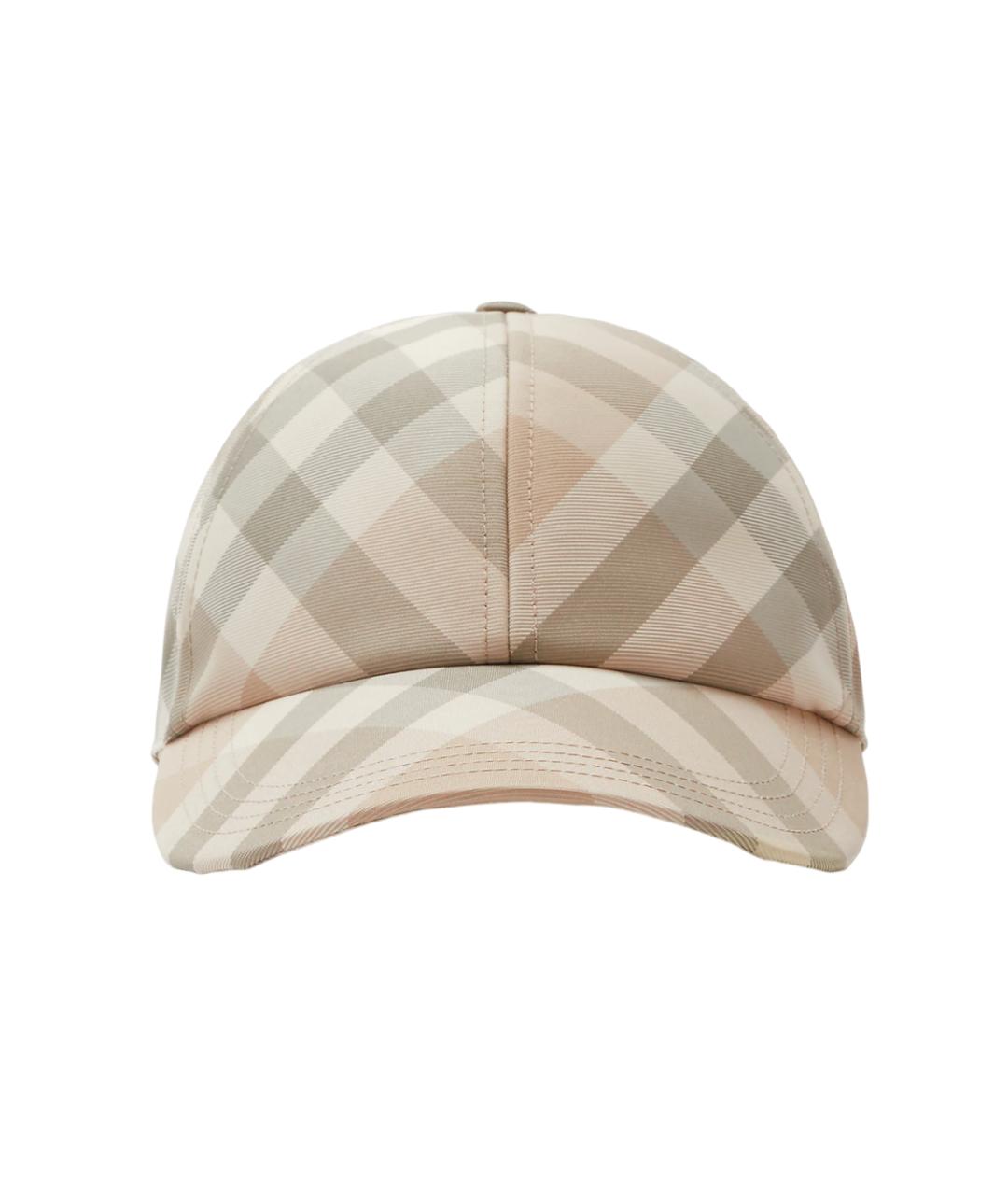 BURBERRY Бежевая кепка, фото 1