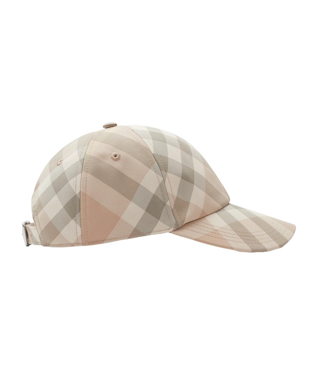 BURBERRY Бежевая кепка, фото 2