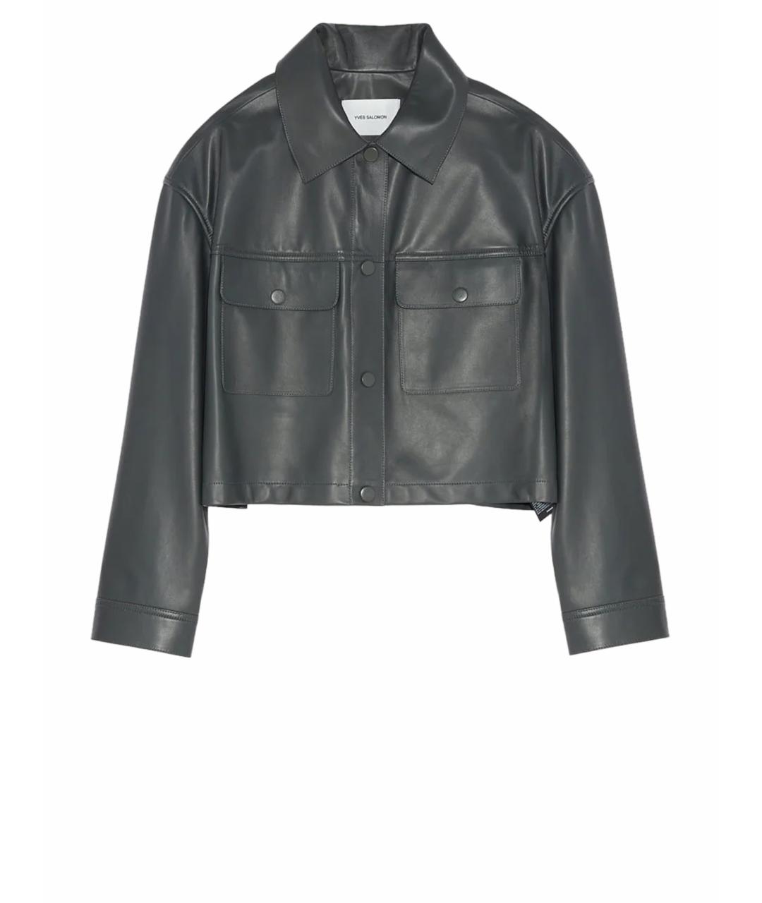 THE KOOPLES Черная кожаная куртка, фото 1