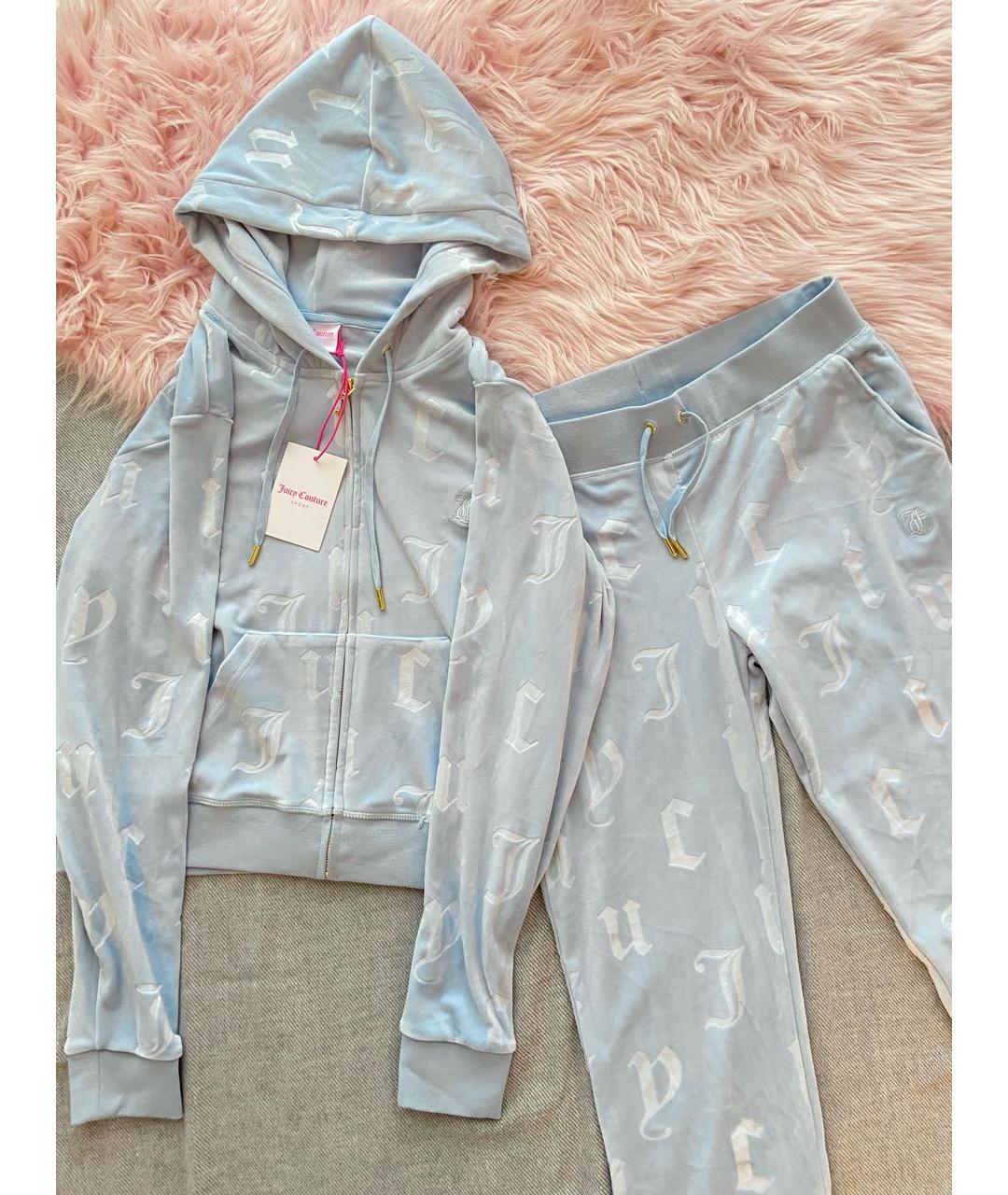JUICY COUTURE Голубой полиэстеровый спортивные костюмы, фото 2