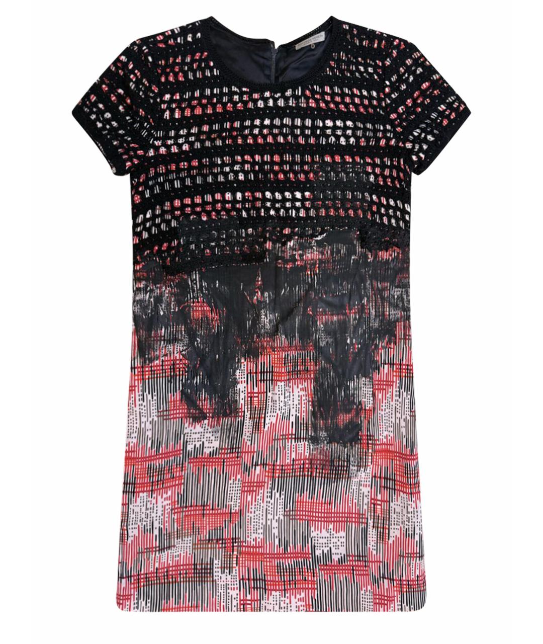 BOTTEGA VENETA Мульти шелковое коктейльное платье, фото 1