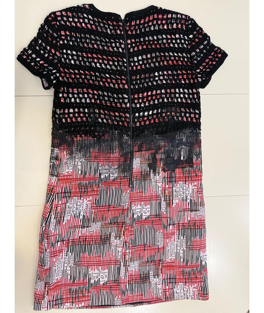 BOTTEGA VENETA Мульти шелковое коктейльное платье, фото 2