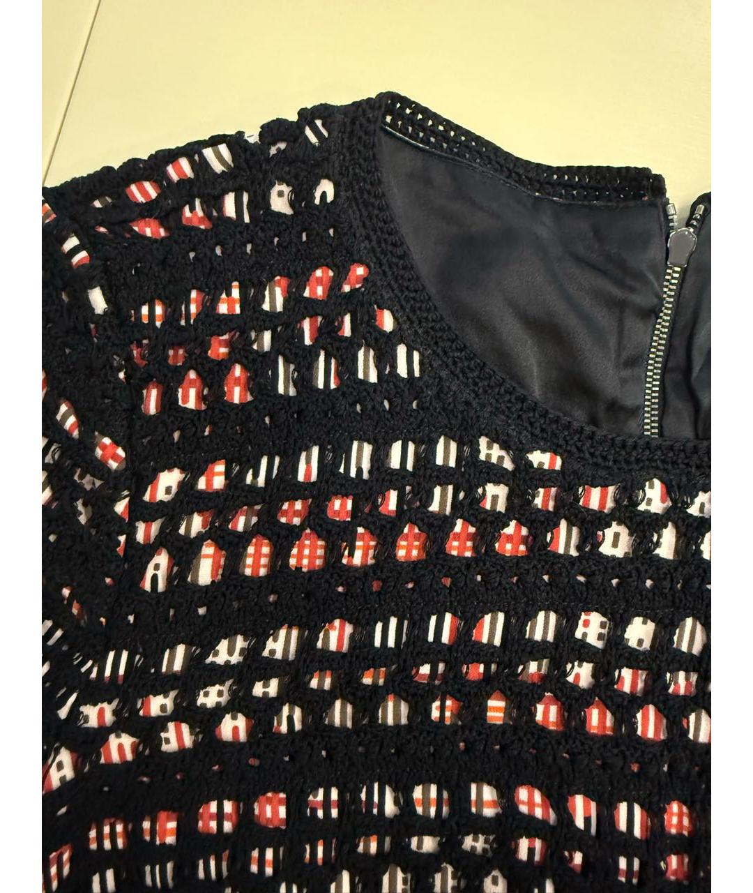 BOTTEGA VENETA Мульти шелковое коктейльное платье, фото 4
