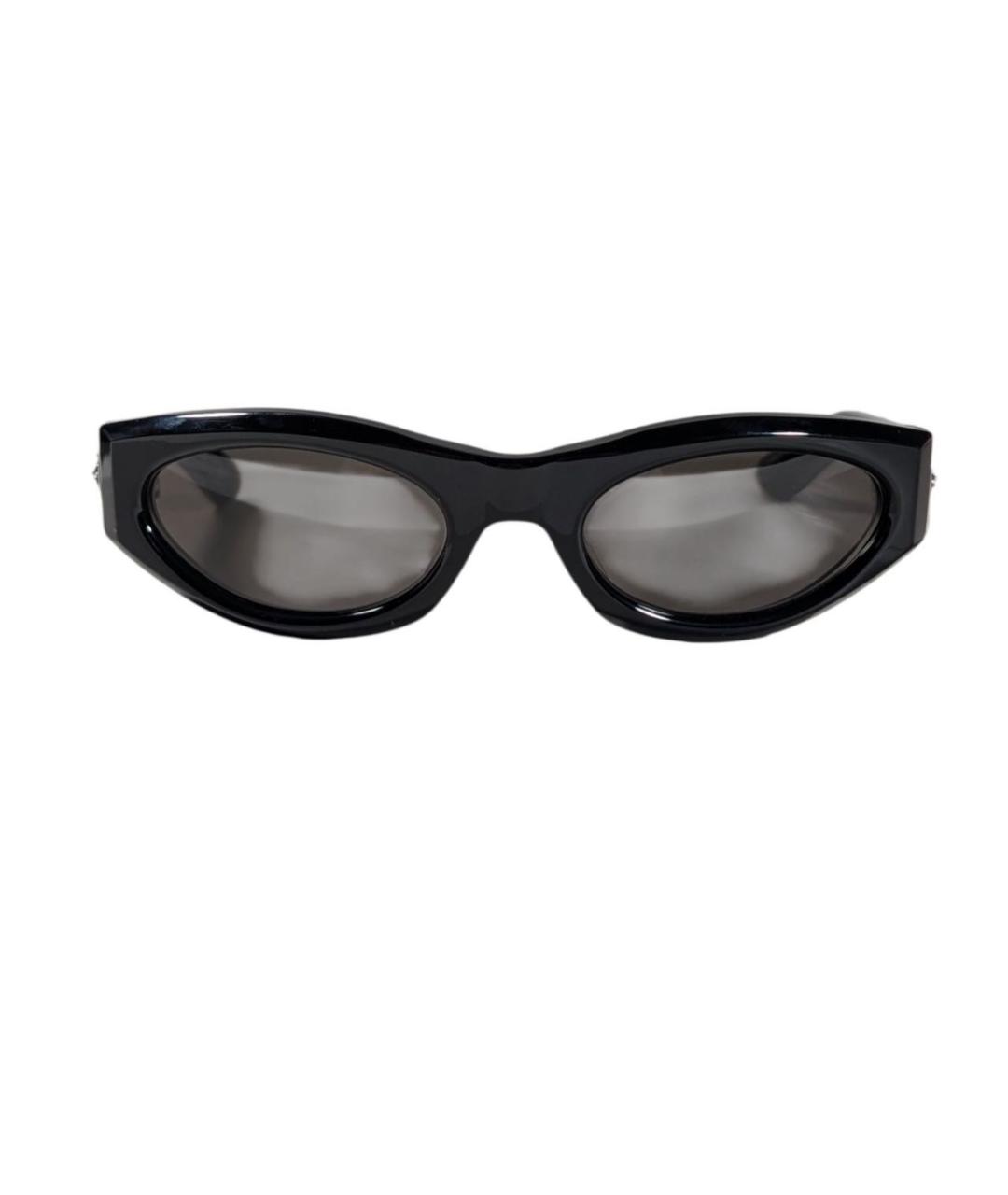 CHROME HEARTS Черные пластиковые солнцезащитные очки, фото 2