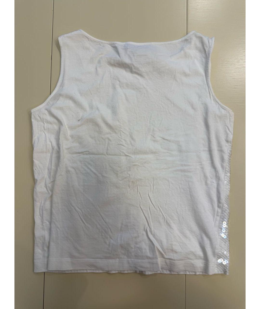 PRADA Белая хлопковая майка, фото 2