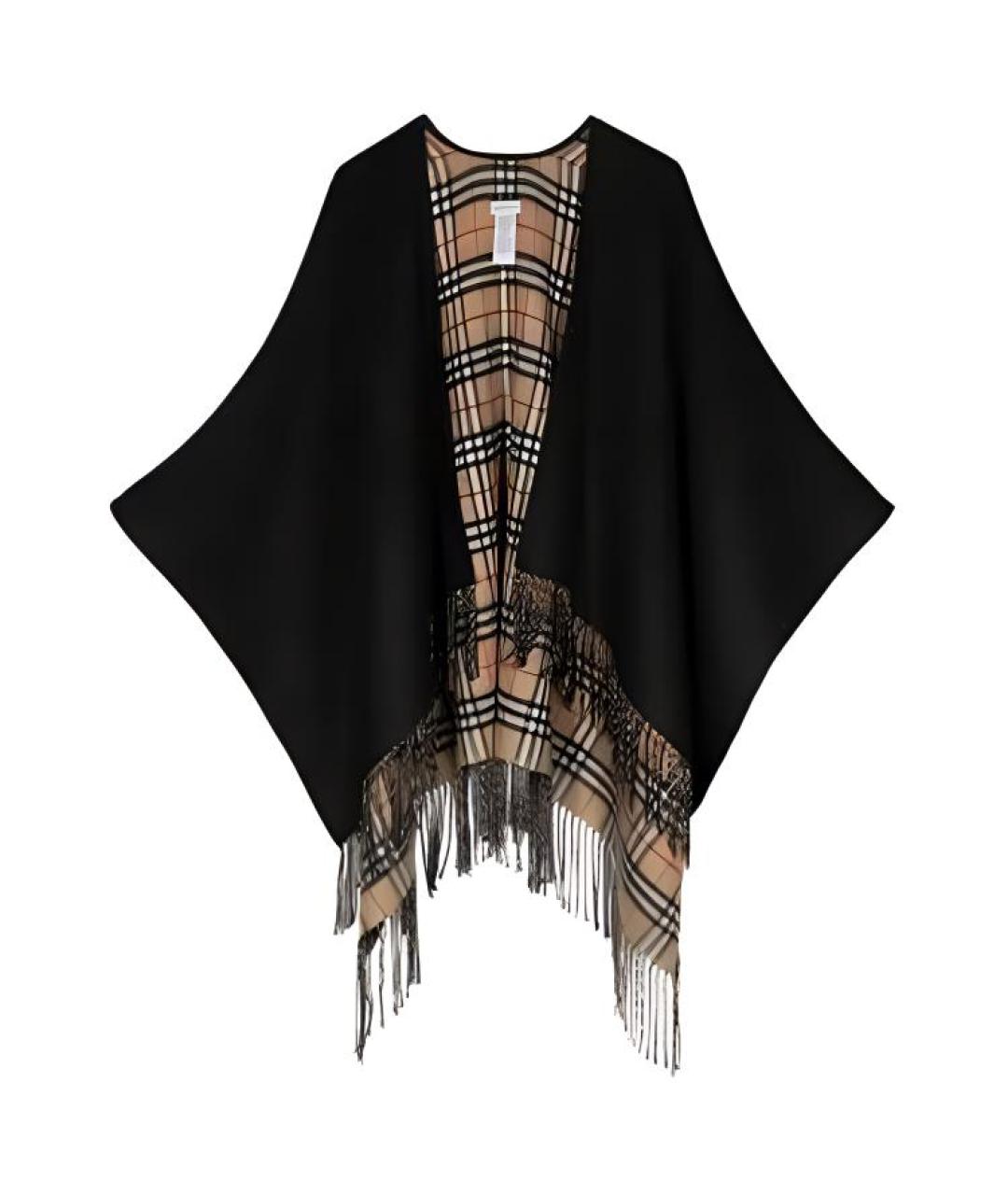 BURBERRY Черный платок, фото 1