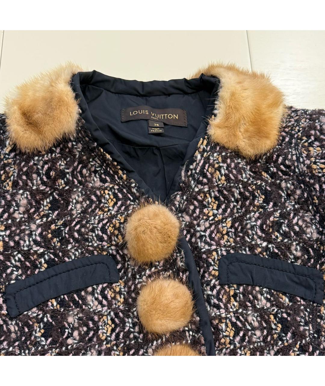 LOUIS VUITTON Мульти шерстяная куртка, фото 3
