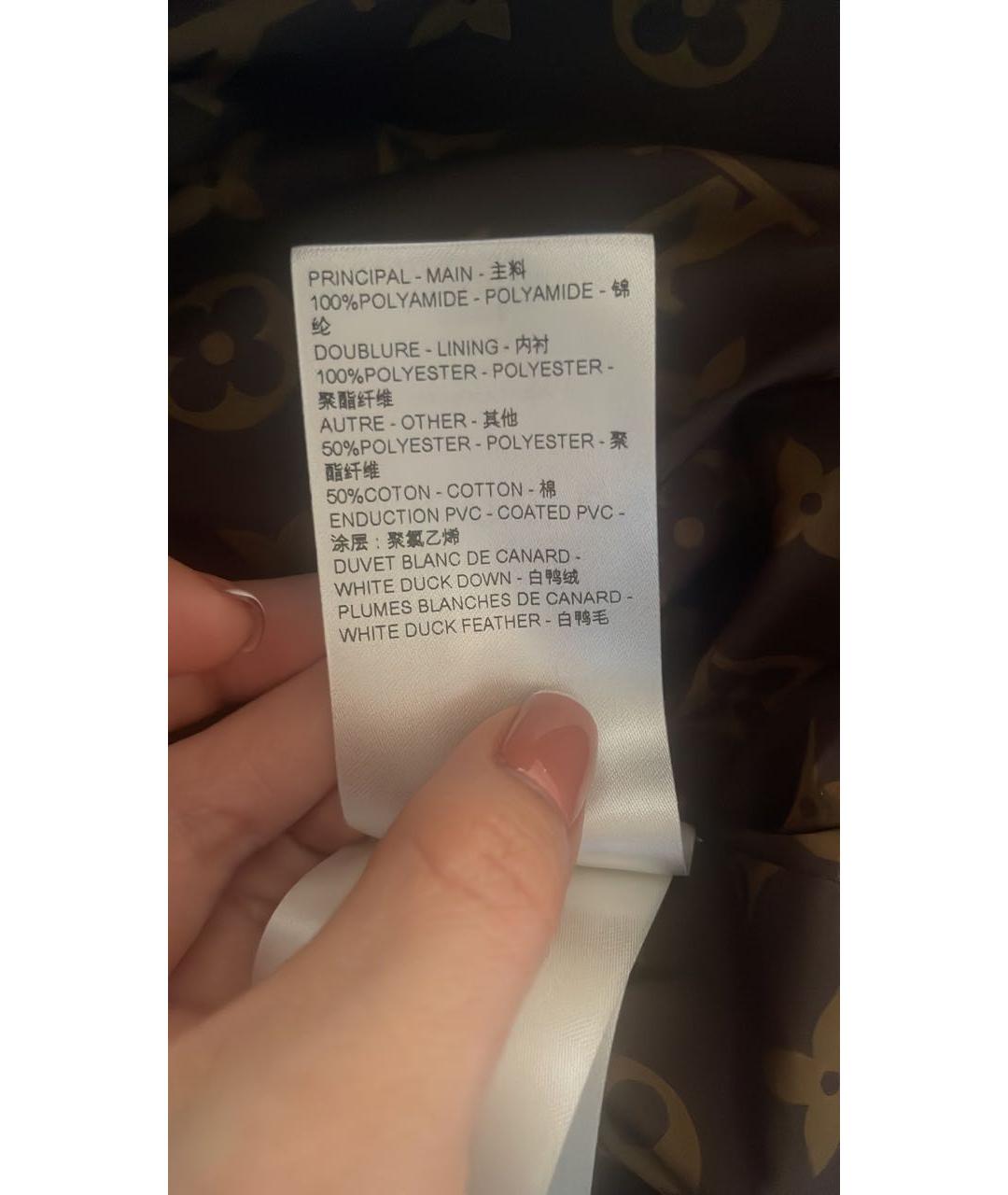 LOUIS VUITTON Черный пуховик, фото 6
