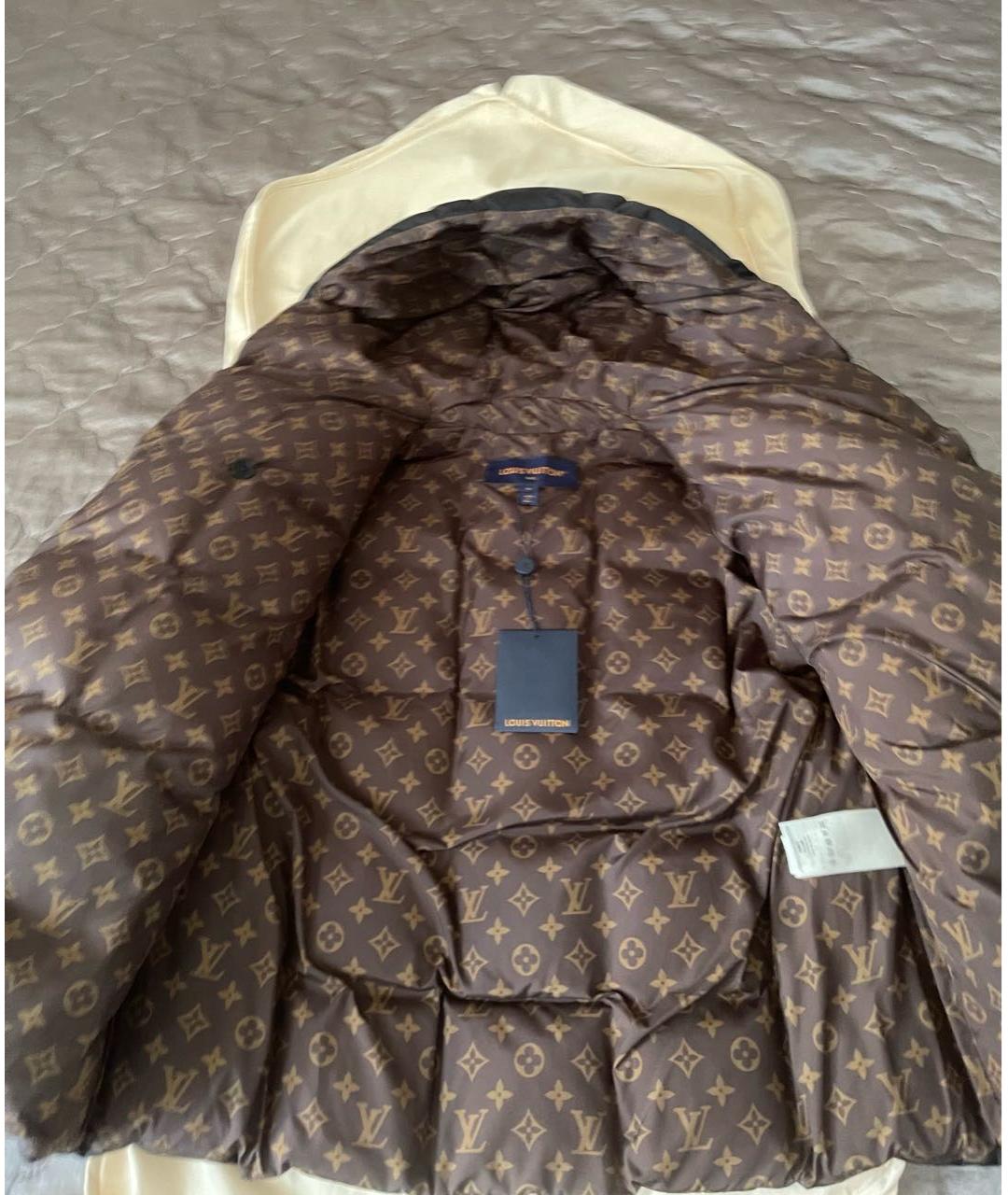 LOUIS VUITTON Черный пуховик, фото 4