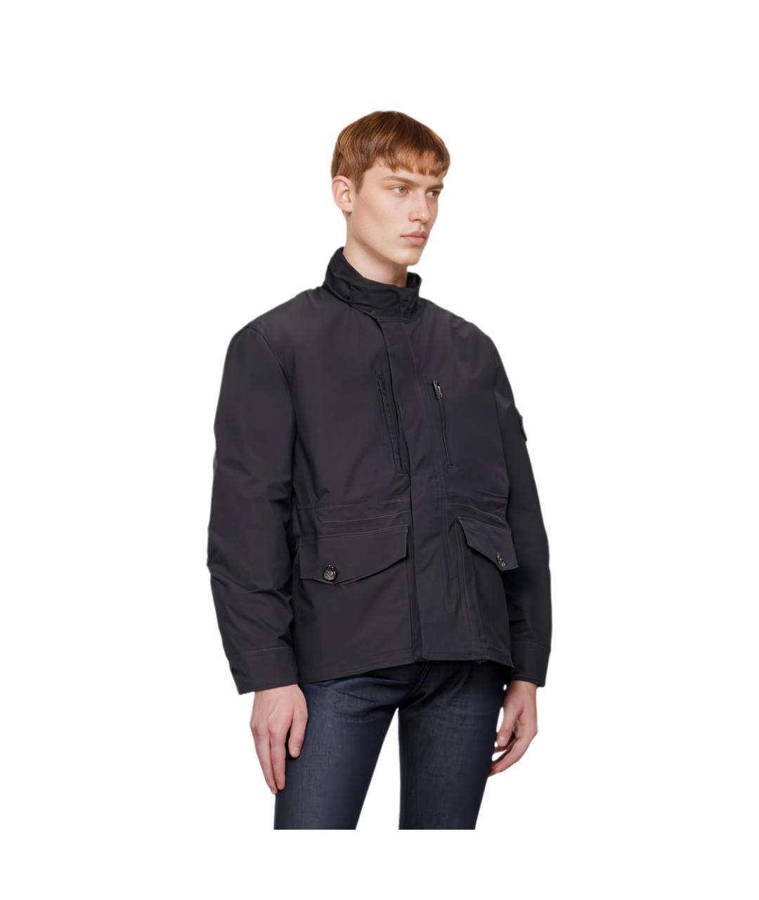 STONE ISLAND Черная куртка, фото 3