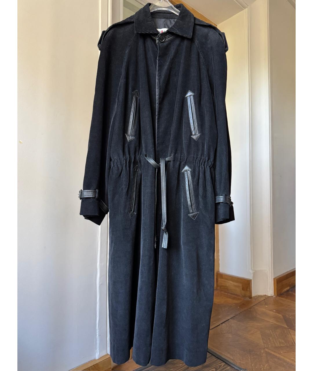 SAINT LAURENT Черное пальто, фото 10