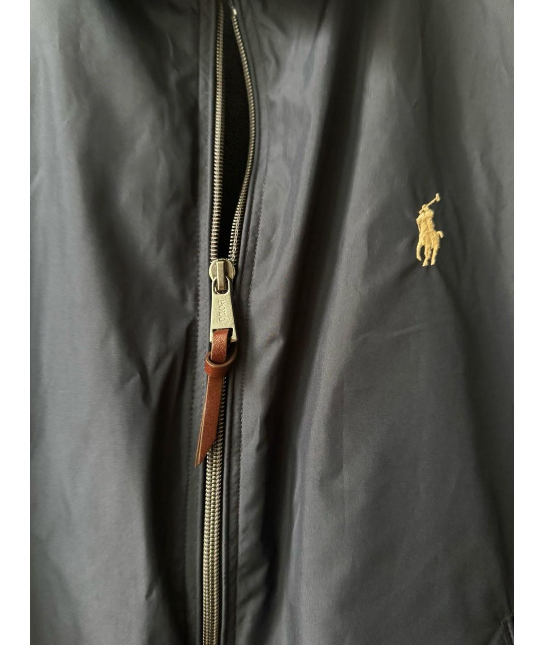 POLO RALPH LAUREN Синяя полиэстеровая куртка, фото 4