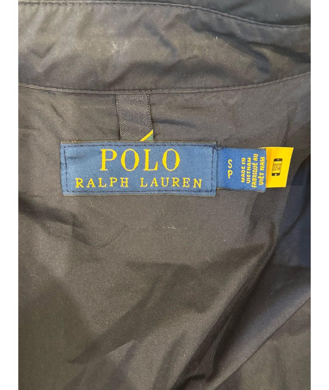 POLO RALPH LAUREN Синяя полиэстеровая куртка, фото 5
