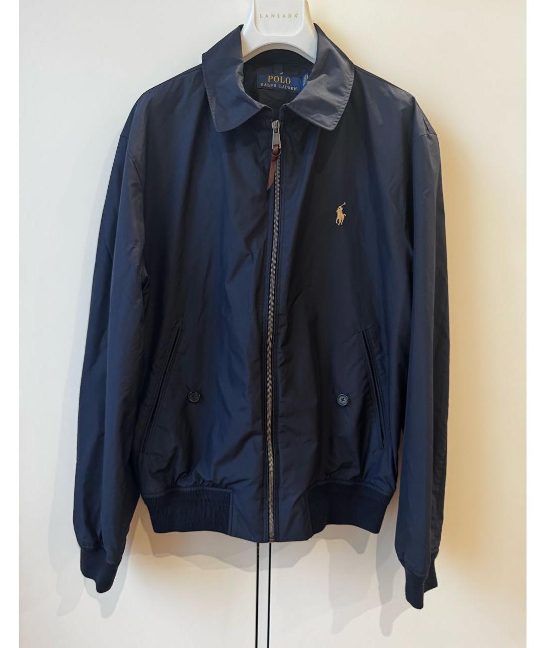 POLO RALPH LAUREN Синяя полиэстеровая куртка, фото 8