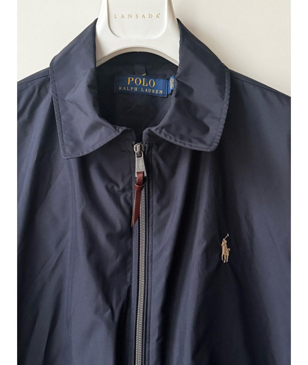 POLO RALPH LAUREN Синяя полиэстеровая куртка, фото 3