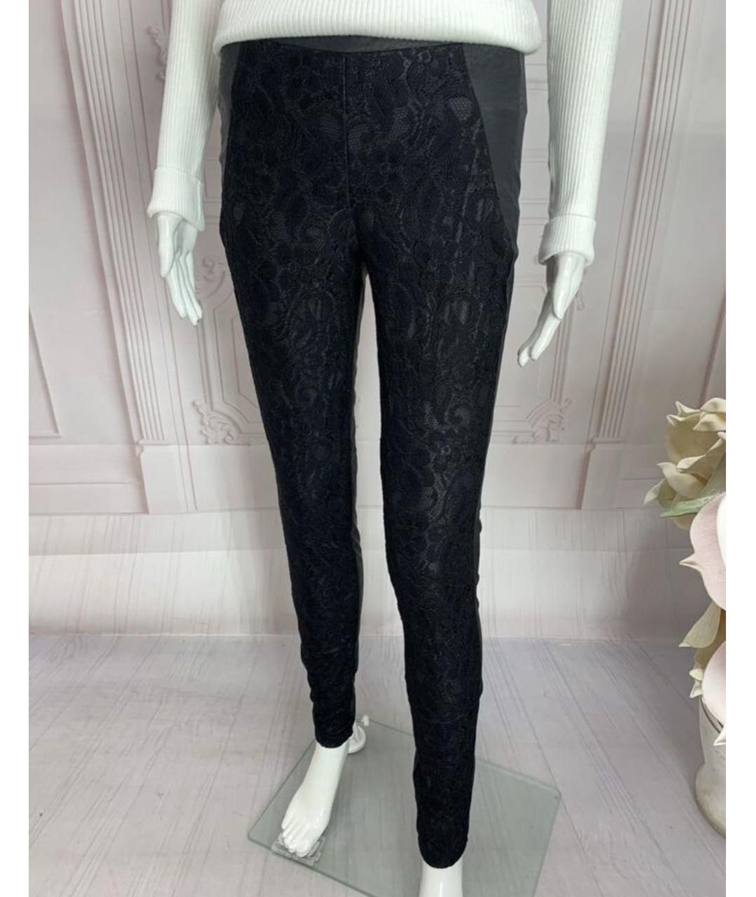 JO NO FUI Черные вискозные леггинсы и велосипедки, фото 6