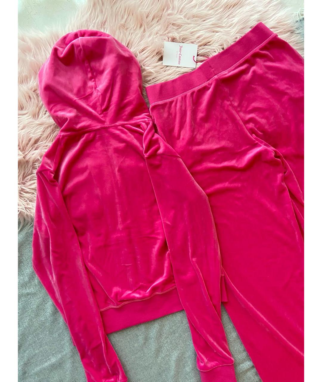 JUICY COUTURE Фуксия полиэстеровый спортивные костюмы, фото 3