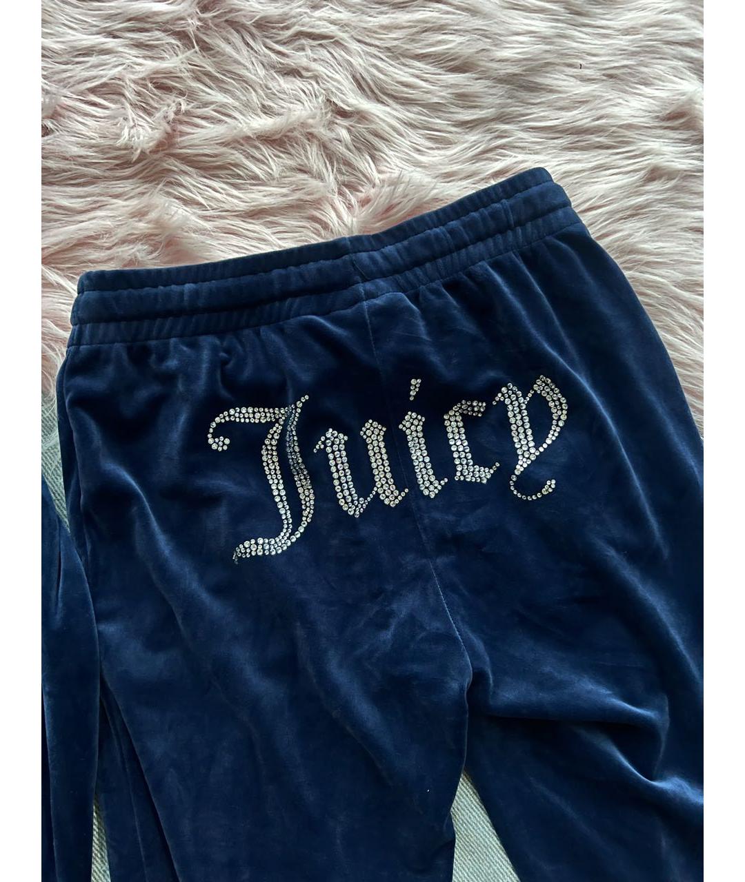 JUICY COUTURE Темно-синий полиэстеровый спортивные костюмы, фото 4