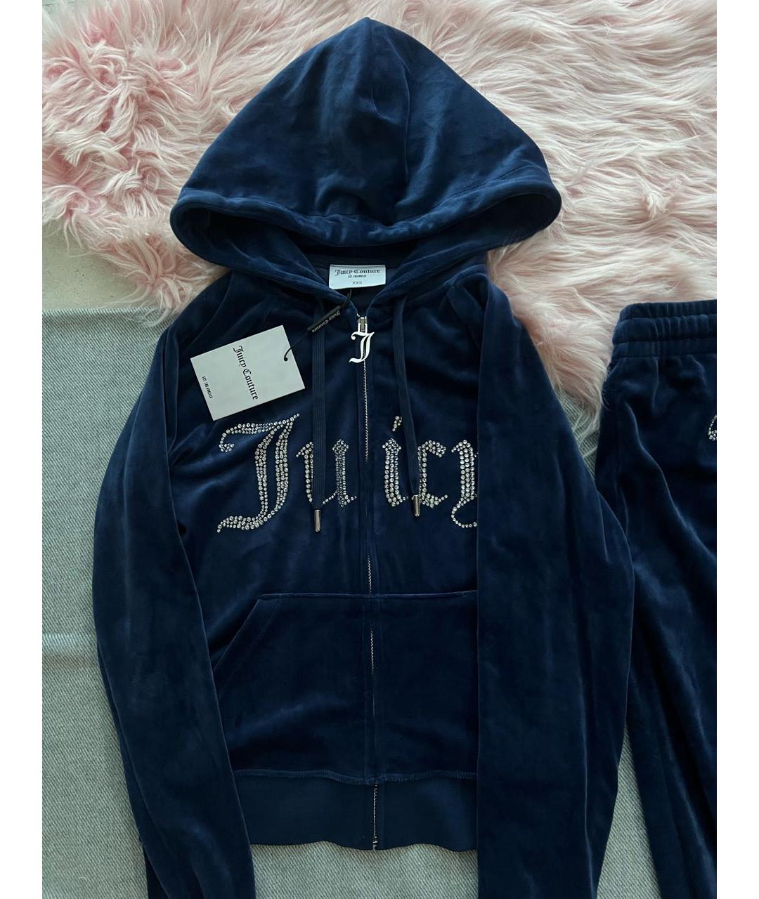JUICY COUTURE Темно-синий полиэстеровый спортивные костюмы, фото 2