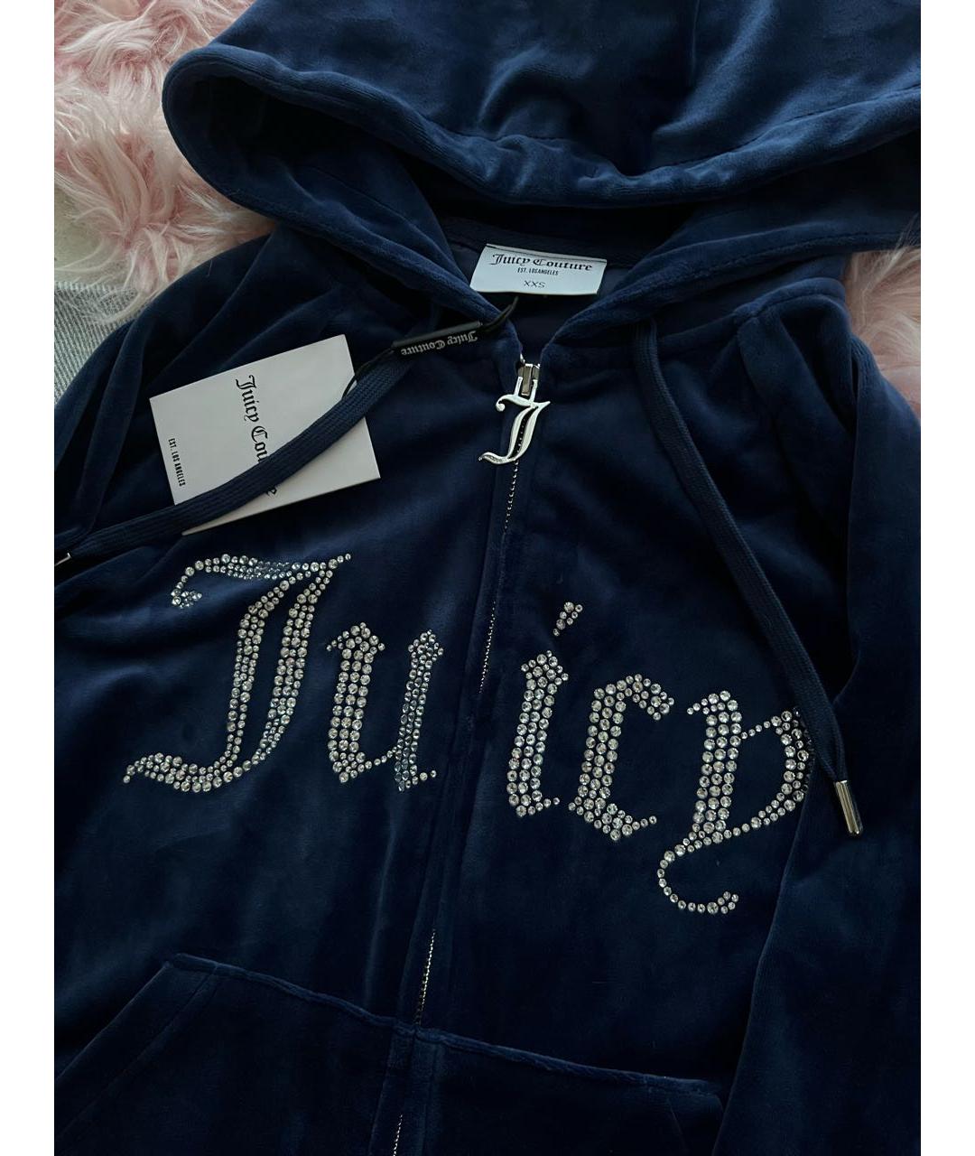 JUICY COUTURE Темно-синий полиэстеровый спортивные костюмы, фото 3