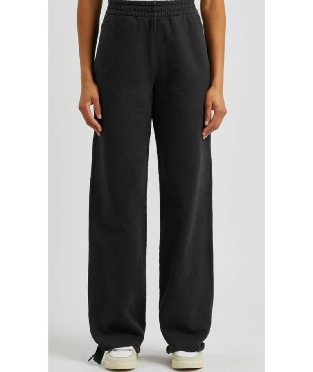 ACNE STUDIOS Серые хлопковые прямые брюки, фото 2