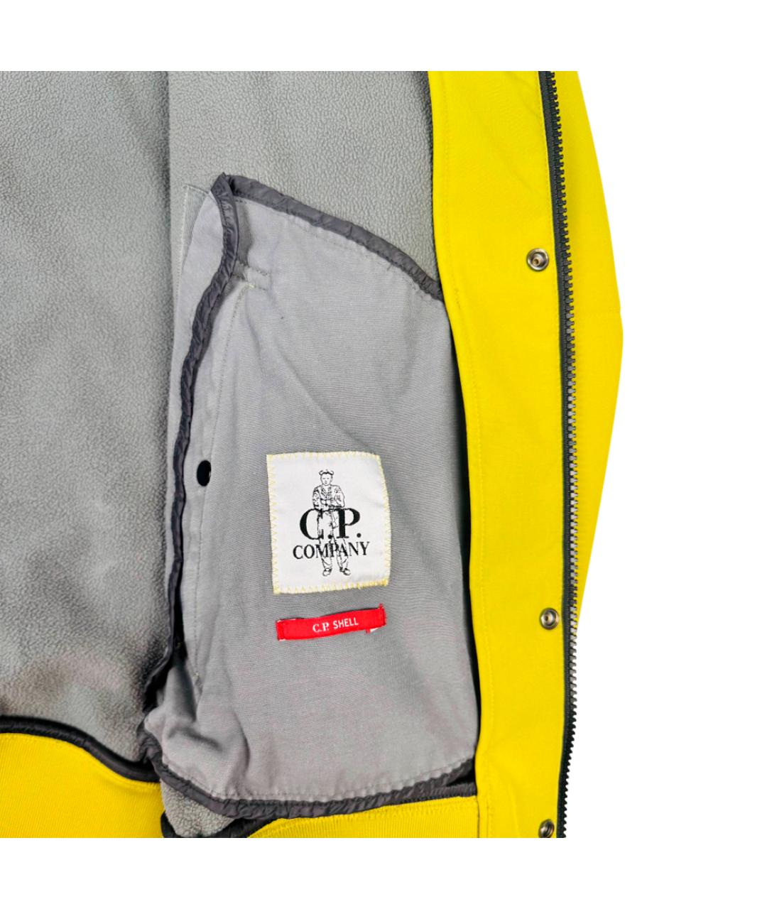 CP COMPANY Желтая синтетическая куртка, фото 4
