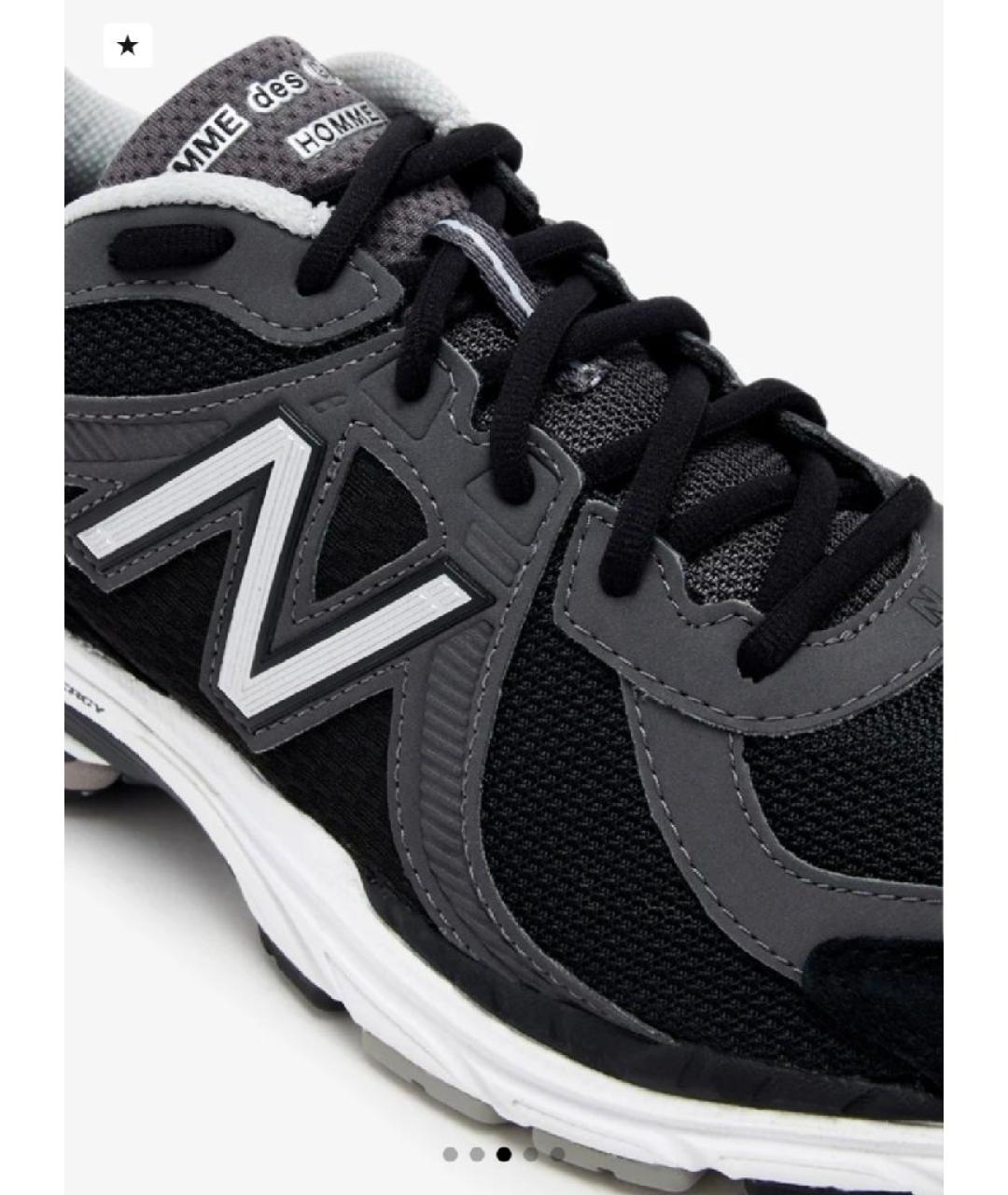 NEW BALANCE Черные низкие кроссовки / кеды, фото 2