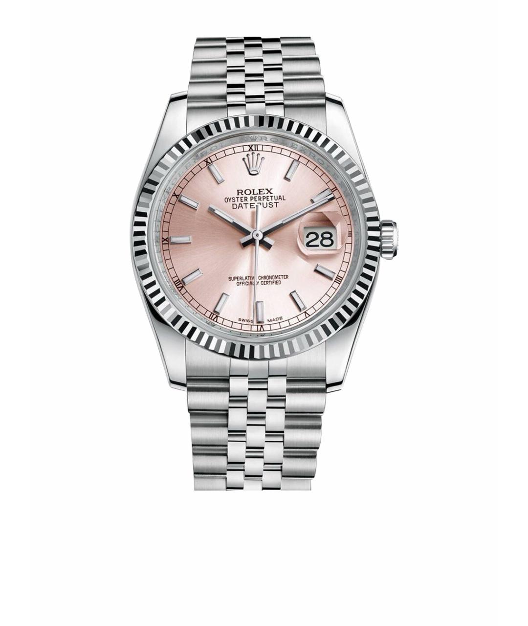 ROLEX Розовые часы, фото 1