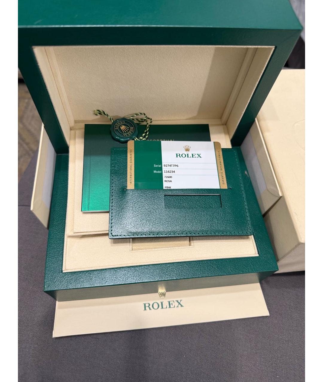 ROLEX Розовые часы, фото 2