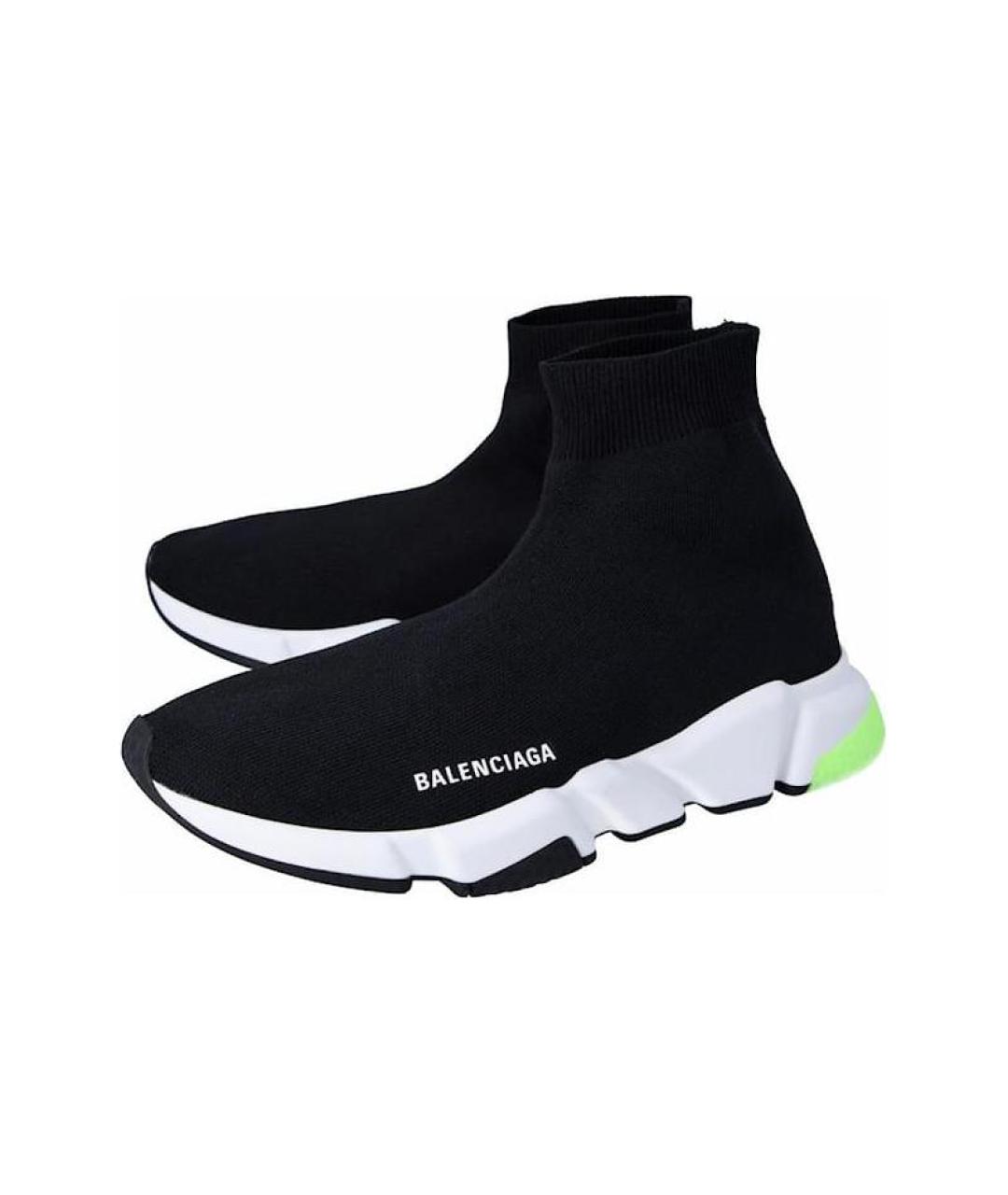 BALENCIAGA Черные высокие кроссовки / кеды, фото 3