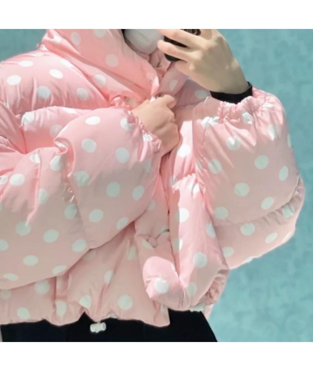 MIU MIU Розовый пуховик, фото 7