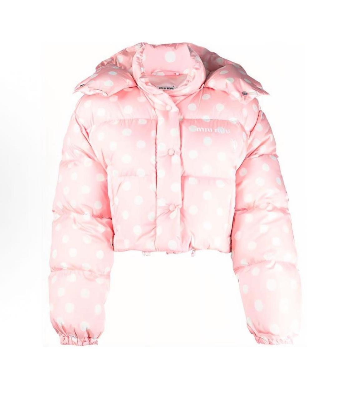 MIU MIU Розовый пуховик, фото 1