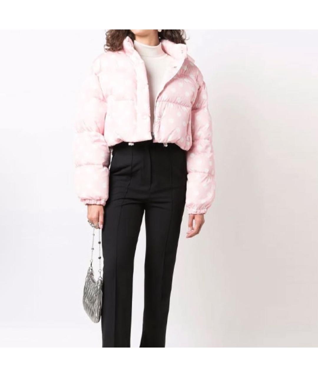 MIU MIU Розовый пуховик, фото 4