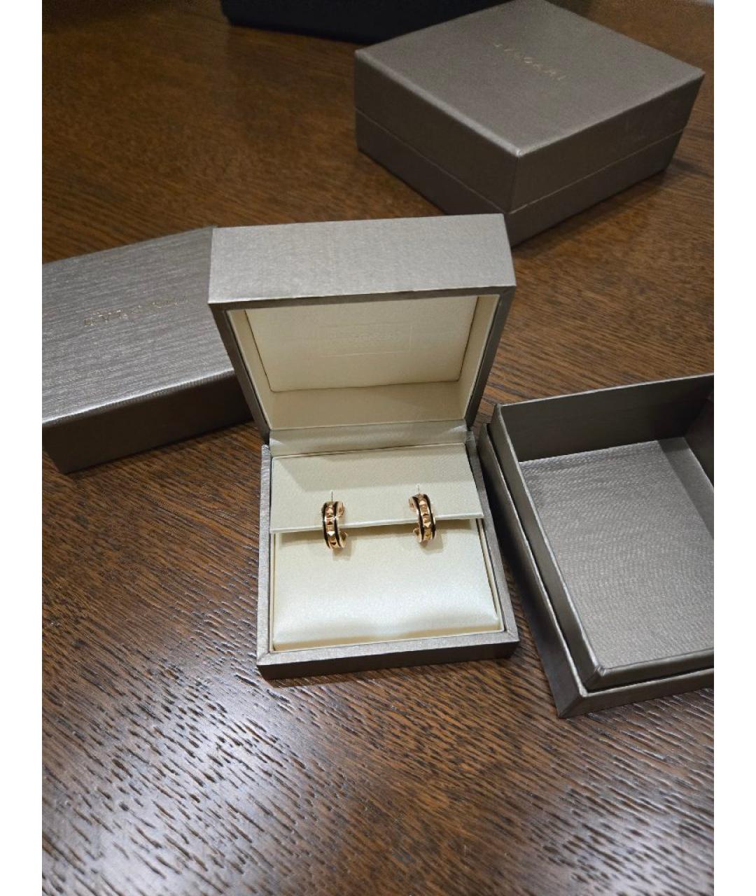 BVLGARI Золотые серьги из желтого золота, фото 2