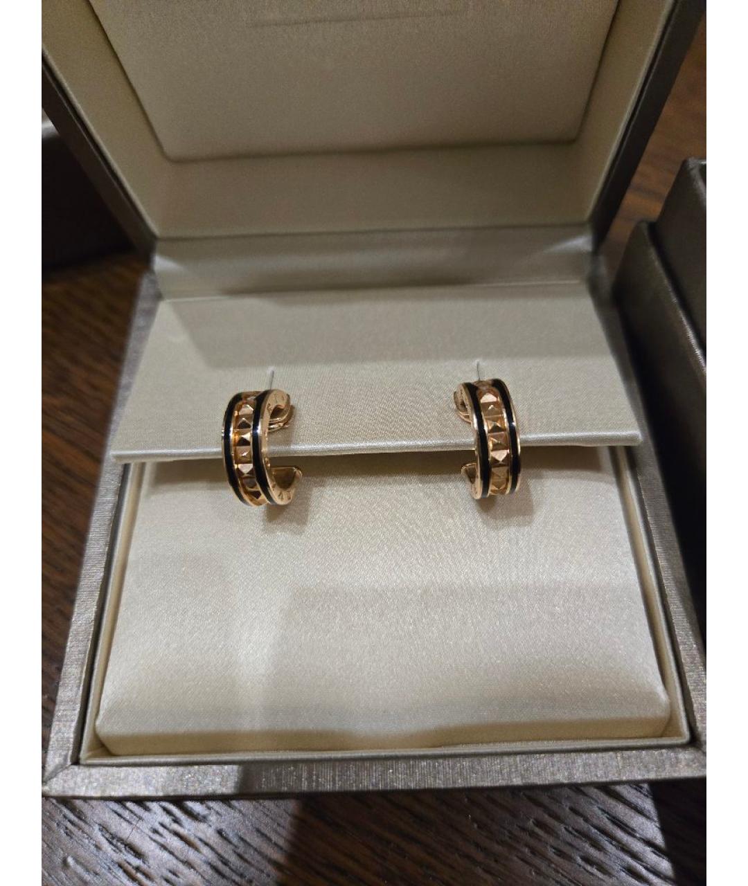 BVLGARI Золотые серьги из желтого золота, фото 3